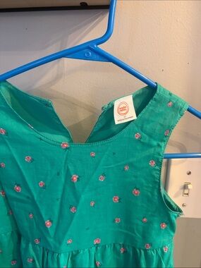 Wonder Nation Teal Green Floral Sundress